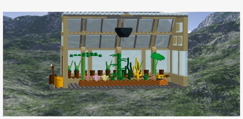 Hogwarts - Greenhouse - Lego, transparent png download