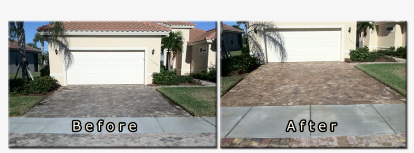 Concrete And Brick Pavers Can Play A Significant Role - Paver Driveway Before After, transparent png download