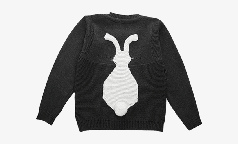 Petite Bello Sweater Black / 6-12 Months Bunny Tail - Sweatshirt, transparent png download
