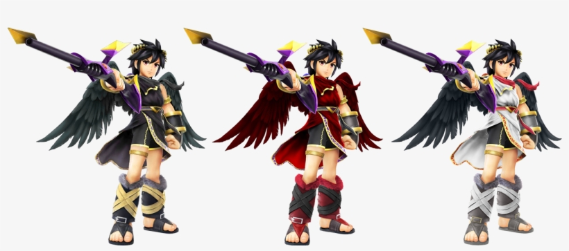 Ssbriot Darkpit Colors - Dark Pit Colors, transparent png download