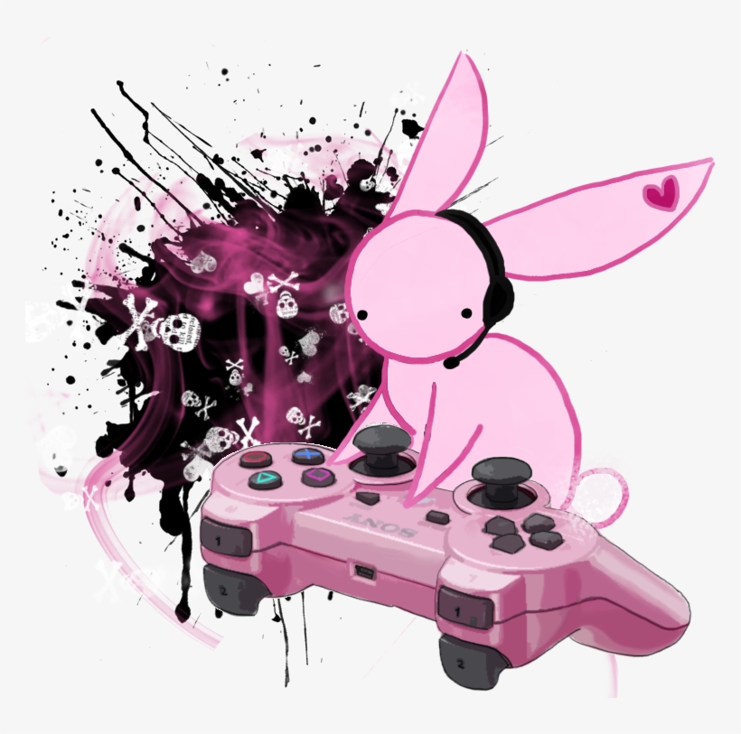 Gamer Bunny - Dual Shock 3 (candy Pink), transparent png download