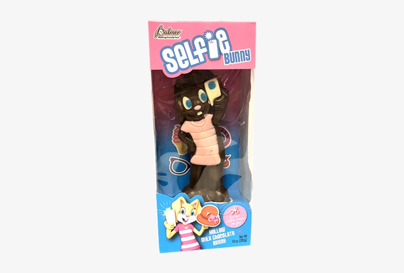 Palmer Selfie Bunny Hollow Milk Chocolate Bunny 10 - Selfie Chocolate Bunny, transparent png download