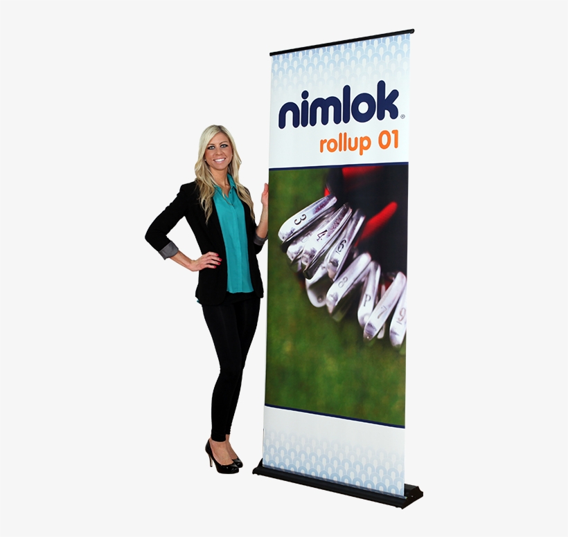 Retractable Banners - Nimlok Rollup 01, transparent png download
