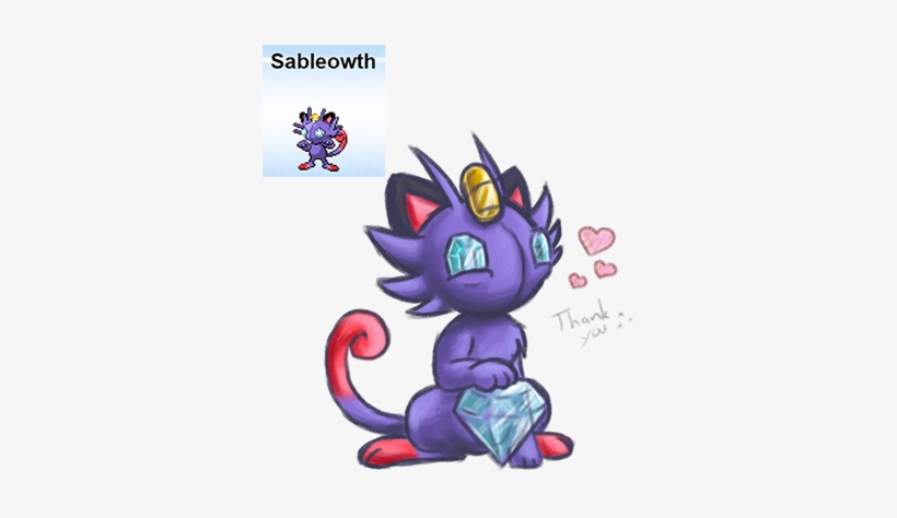 I've Always Loved The Look Of Sableye And His Gem Eyes, - Cartoon, transparent png download