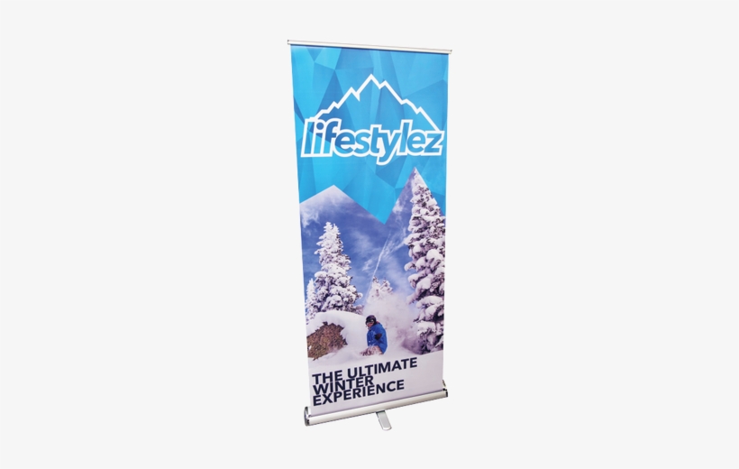 The Eco Plus Retractable Banner Stand Is Great For - Custom 33" X 80" Eco-plus Retractable Banner Vinyl, transparent png download