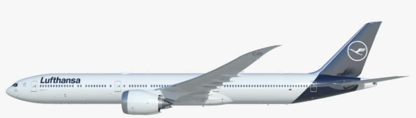The 777x Is Boeing's Newest Family Of Twin Aisle Airplanes - Boeing 777x Lufthansa, transparent png download