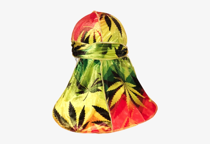 Image Of Weed Plant Velvet Print Durag - Cannabis, transparent png download