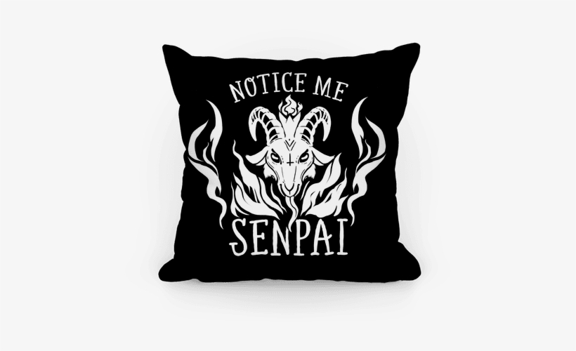 Notice Me Senpai Throw Pillow - She's Beauty She's Grace She Ll Punch You In The Face, transparent png download