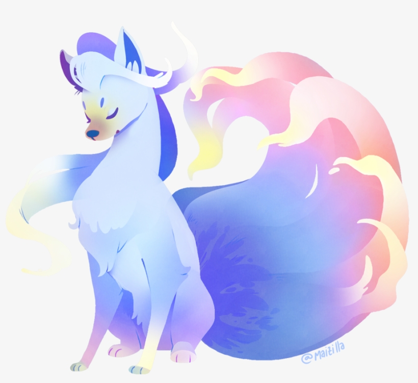 Alolan Ninetales Is Beautiful - Ninetales, transparent png download