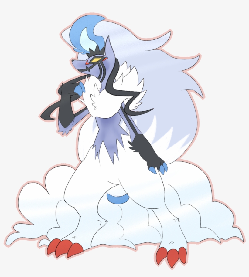Alolan Ninetales/ Chandelure/ Zoroark Fusion Oc - Cartoon, transparent png download