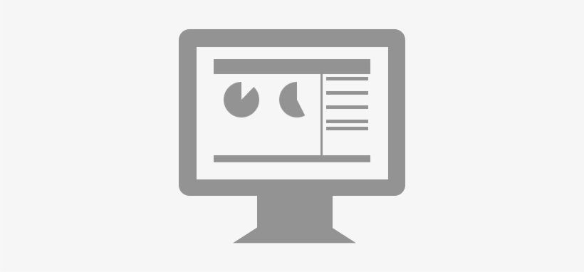 Icon For Review Courses - Grey Online Symbol, transparent png download