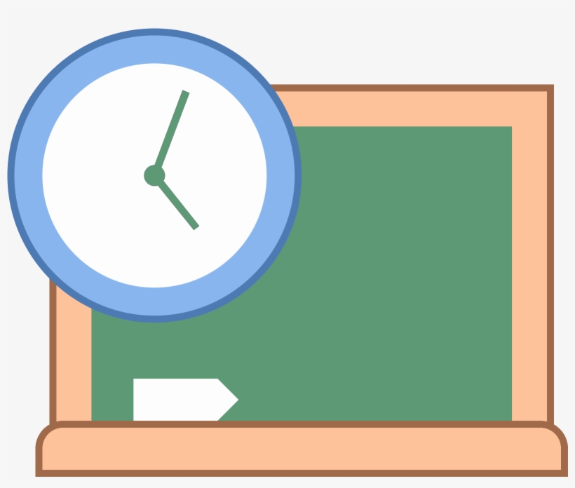 The Symbol For Curriculum, A Blank Blackboard With - Icon, transparent png download