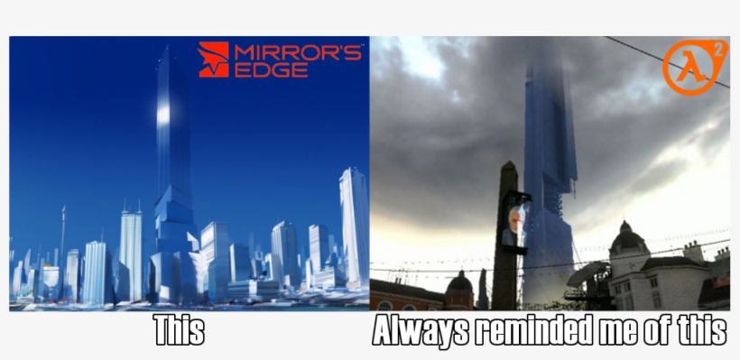 While Playing Through Mirror's Edge After Playing Through - Mirrors Edge, transparent png download