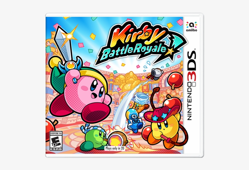 Kirby Battle Royale Box Art - Kirby Battle Royale 3ds, transparent png download