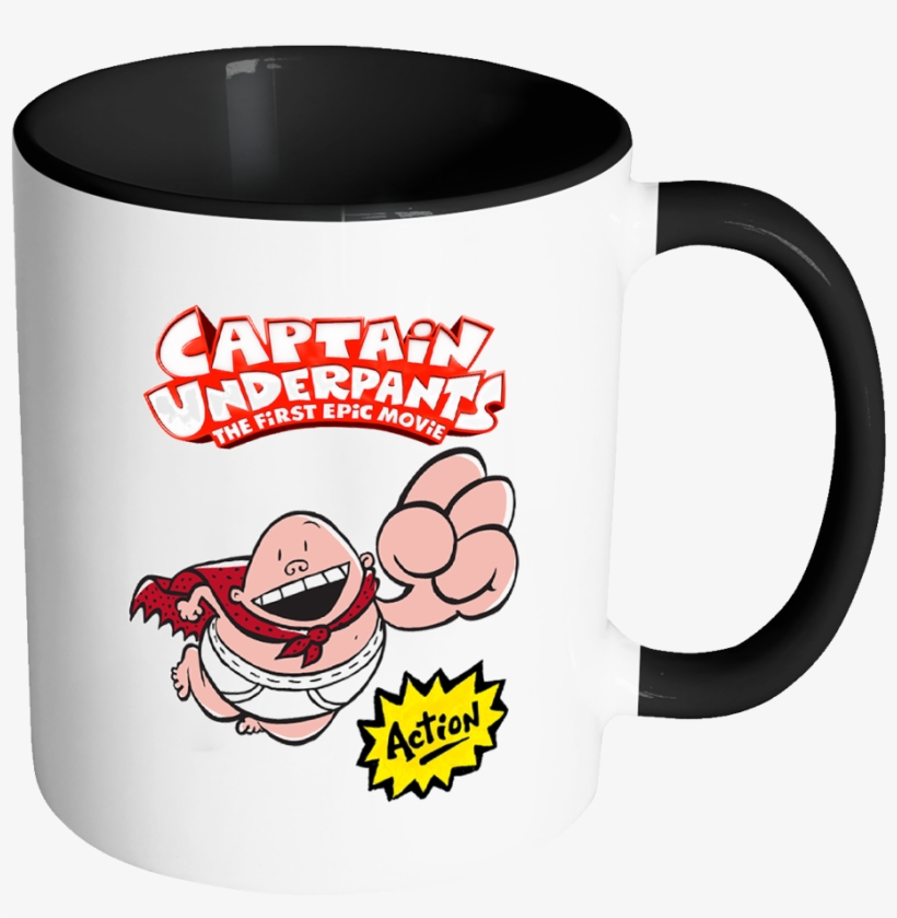 Captain Underpants Mug - Captain Underpants (includes Digital Download), transparent png download