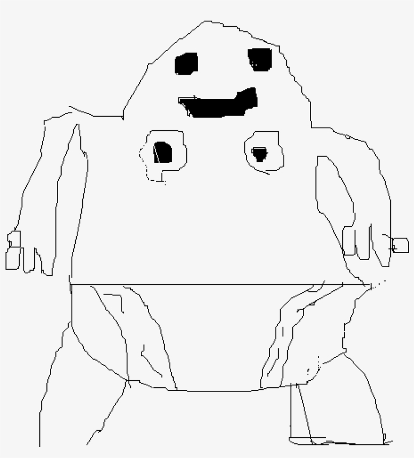 Captain Underpants - Line Art, transparent png download