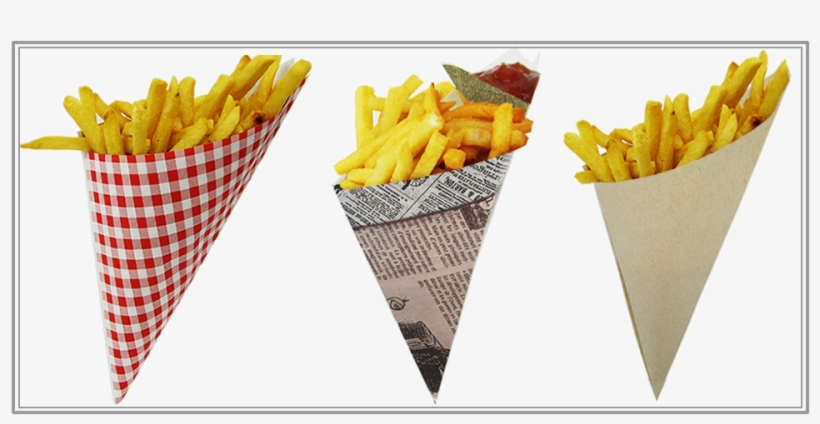 El Cono De Papas Fritas Debería Ser Un Patrimonio De - Paper Cone For Food, transparent png download