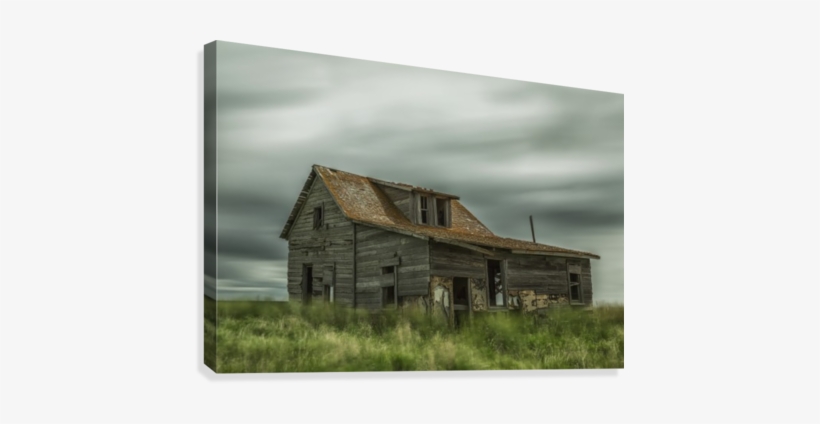 Long Exposure Of Clouds Going Over An Abandoned House - Posterazzi Long Exposure Of Clouds Going Over An Ab, transparent png download