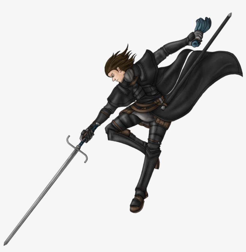 Banner Artorias Drawing Cleric - Black Cleric Dark Souls, transparent png download