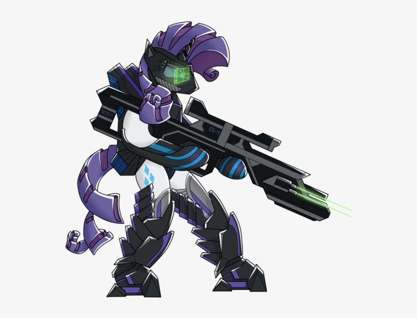 Lunarsnowfall, Badass, Bipedal, Cutie Mark, Cyberpunk, - Rarity Sniper, transparent png download