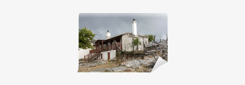 Old Abandoned House In Kastro Village, Greece - Kastro, Thasos, transparent png download