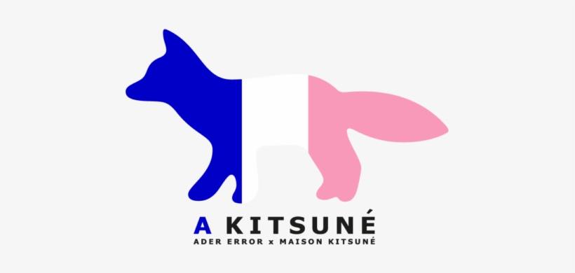 Collaborations - Maison Kitsuné Tricolour Fox Tote Bag Yellow, transparent png download