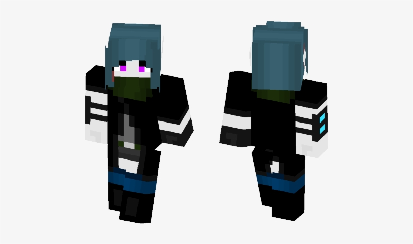 Cyberpunk Night Elf ~ὠκεαν~ - Ninjago Minecraft, transparent png download