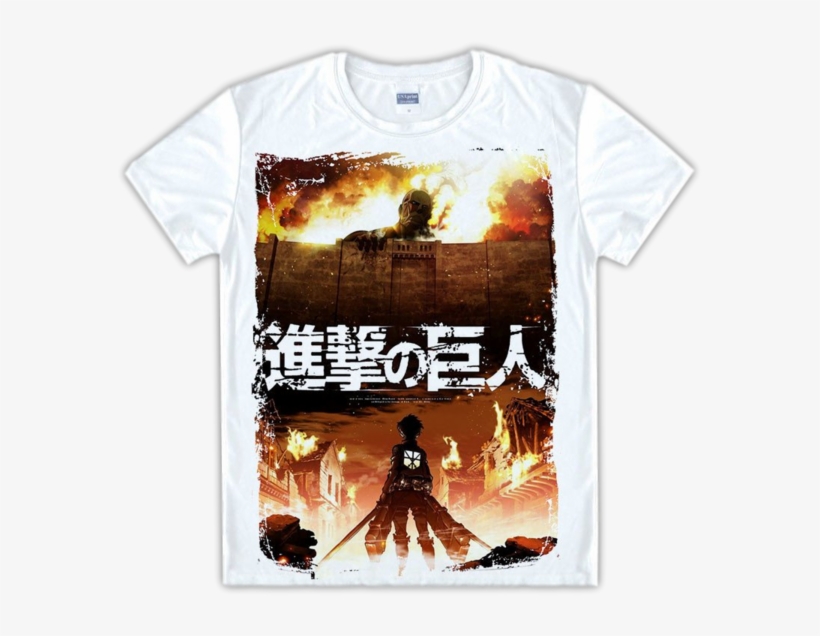 Attack On Titan Graphic Tee - Attack On Titan Defense On Titan, transparent png download