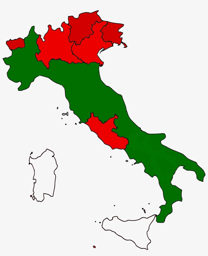 Map Of Kingdom - Alternate History Of Italy, transparent png download