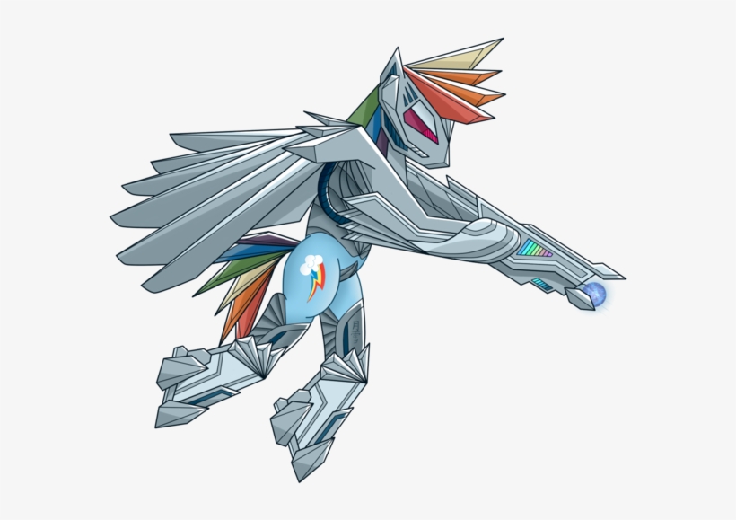 Lunarsnowfall, Augmented, Badass, Cyberpunk, Female, - My Little Pony: Friendship Is Magic, transparent png download