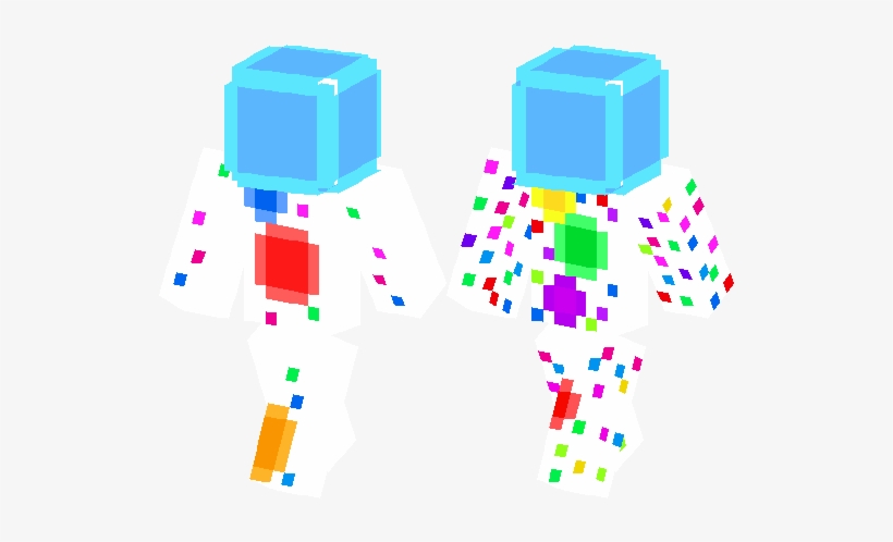 Minecraft Blue Bear Skin Girl, transparent png download