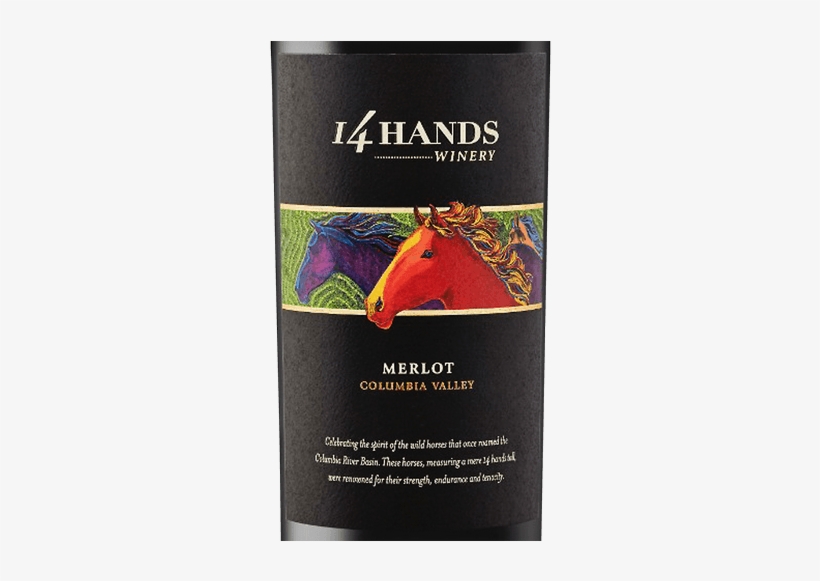 14 Hands Washington Cabernet 2010, transparent png download