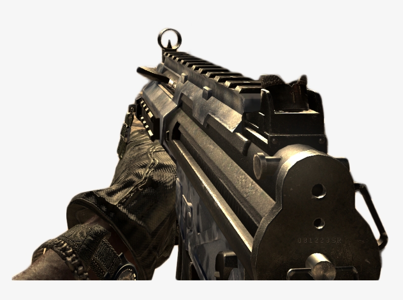 Blue Tiger Camouflage Images - Mw2 Mp5k, transparent png download