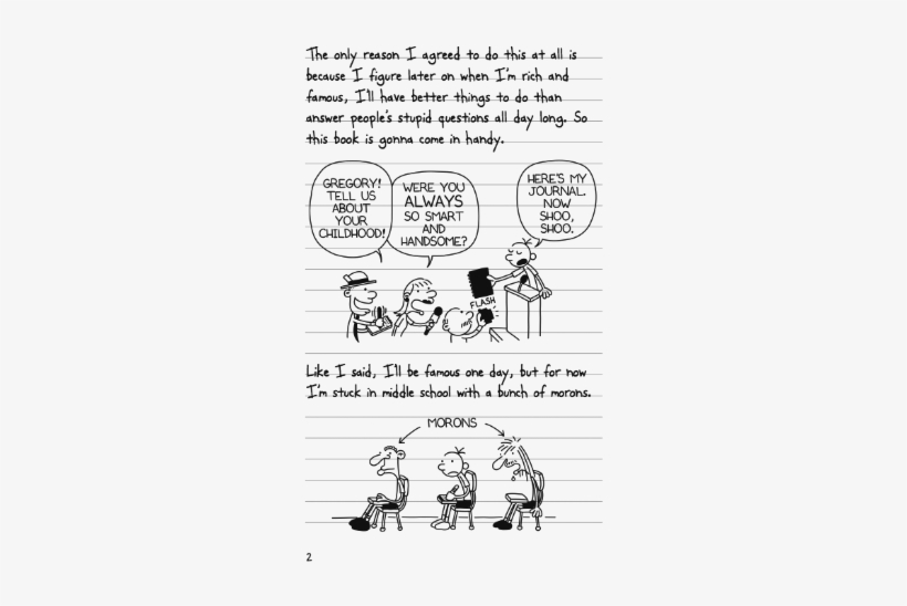 02 - Diary Of A Wimpy Kid Book 1, transparent png download