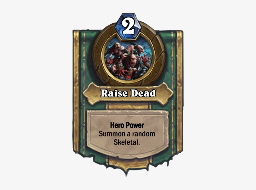 "necromancers Are Practitioners Of Necromancy , The - Hearthstone Fan Made Heroes, transparent png download