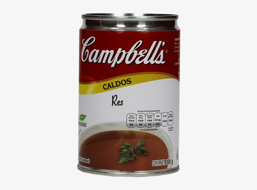 Caldo De Res Lata 300 Gr - Campbell's Old Fashioned Vegetable Condensed Soup -, transparent png download