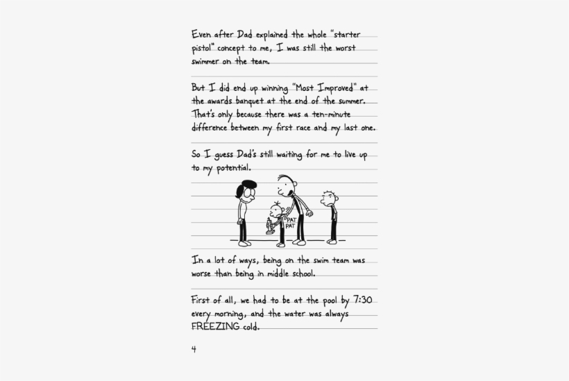 Book, Note, And Writed Image - Diary Of A Wimpy Kid, transparent png download