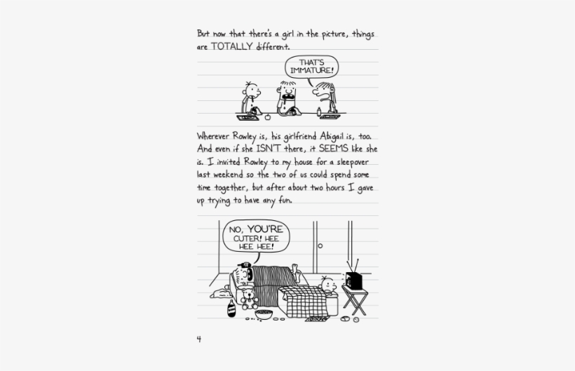 Wimpyk#book8-4 - Diary Of A Wimpy Kid Hard Luck, transparent png download
