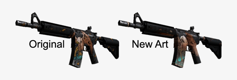 S500newold - M4a4 Griffin Fn, transparent png download