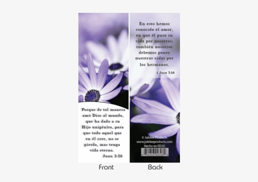 Separadores Biblicos Juan 3 16, transparent png download