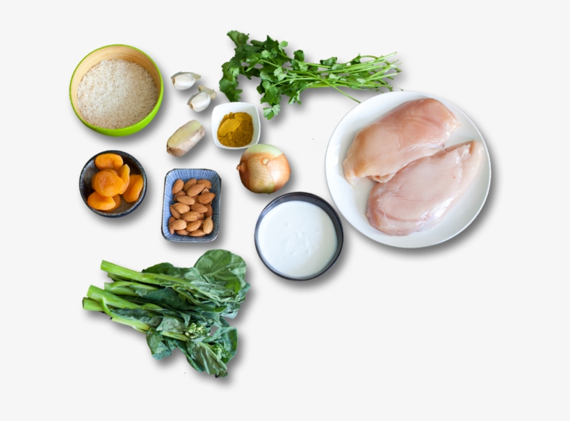 Chicken & Apricot Coconut Curry With Basmati Rice - Rice, transparent png download