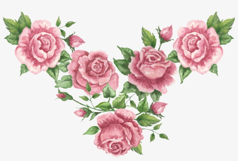 Rose Border Clip Art, transparent png download