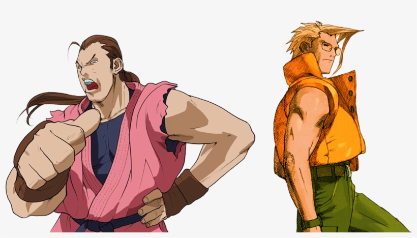 Dan Hibiki Vs Charlie Nash - Dan Street Fight V, transparent png download