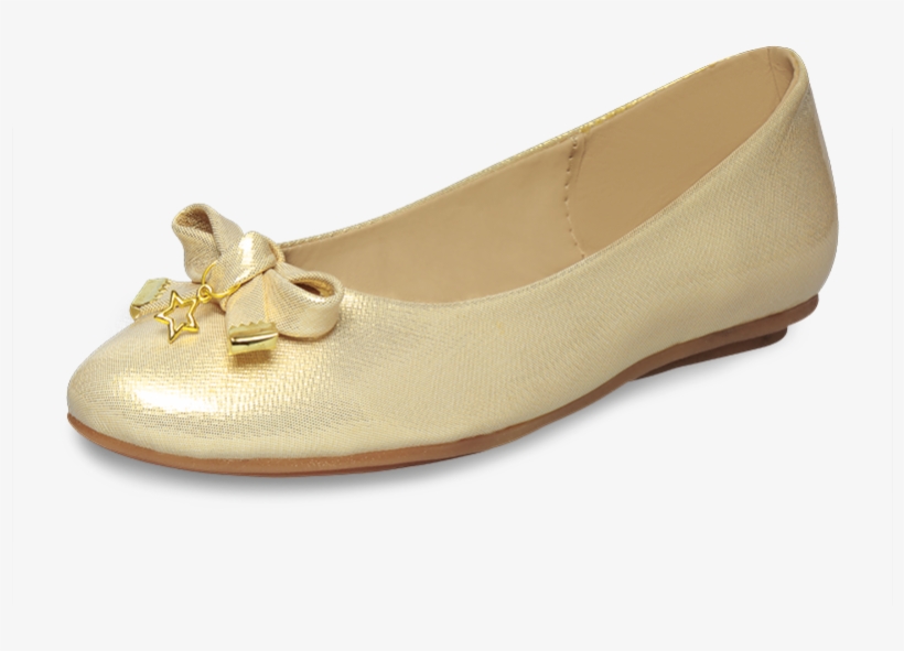 14-142 Valerina Dorada Con Dije De Estrella - Slip-on Shoe, transparent png download