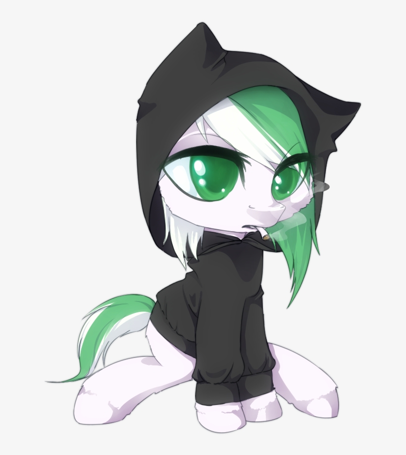 Cigarette, Clothes, Hoodie, Oc, Oc Only, Oc - Cartoon, transparent png download