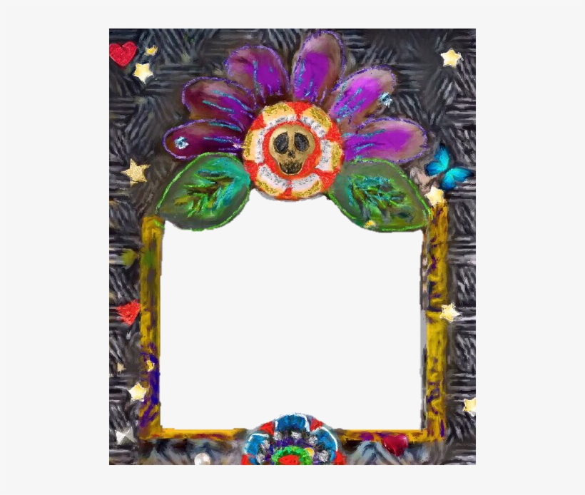 Dia De Los Muertos Day Of The Dead Free To Use Digital - Day Of The Dead Frame Png, transparent png download