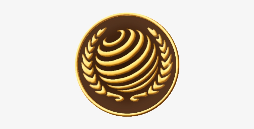 Iu Gold Emblem 2 - United Federation Of Planets, transparent png download