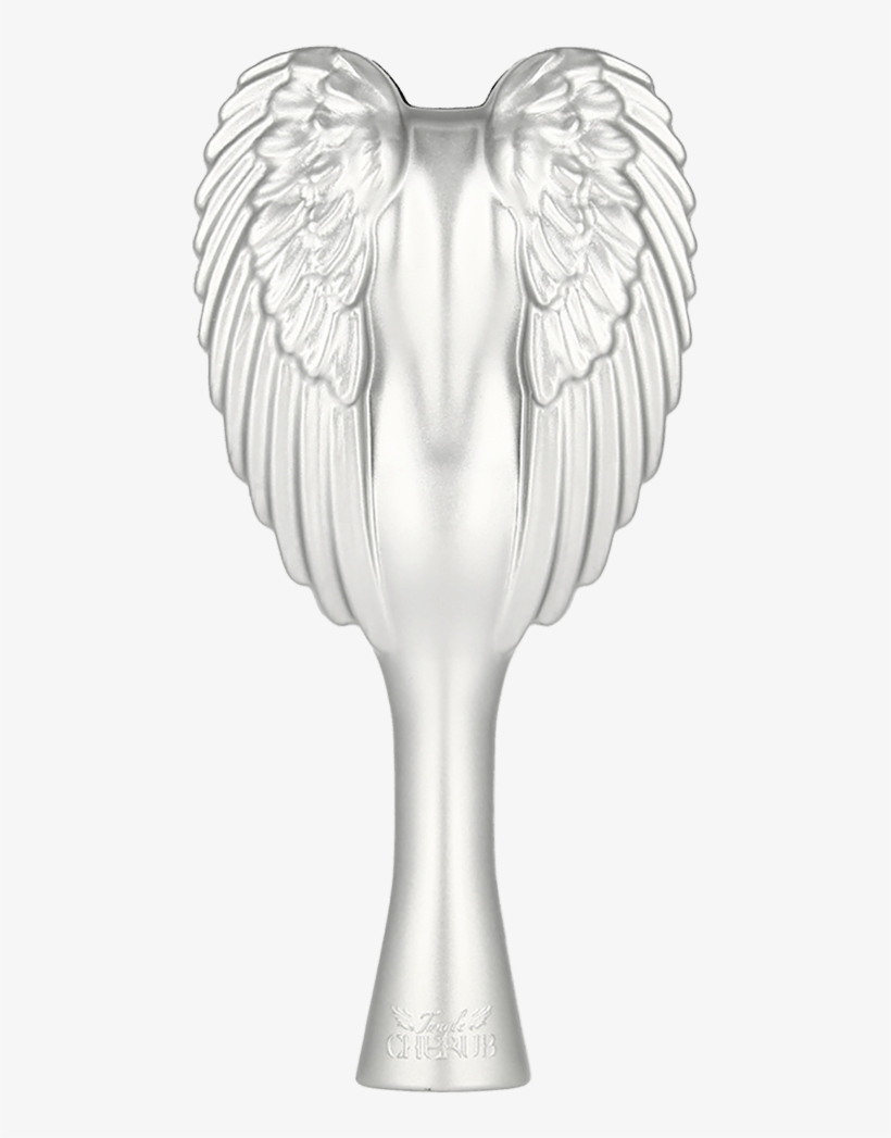 Tangle Cherub Detangling Brush Silver And Black - Tangle Angel Tangle Cherub Silver, transparent png download