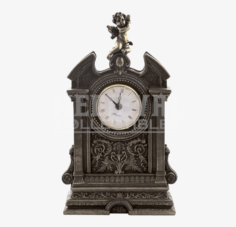 Baroque Cherub Shelf Clock - Baroque Cherub Clock, transparent png download
