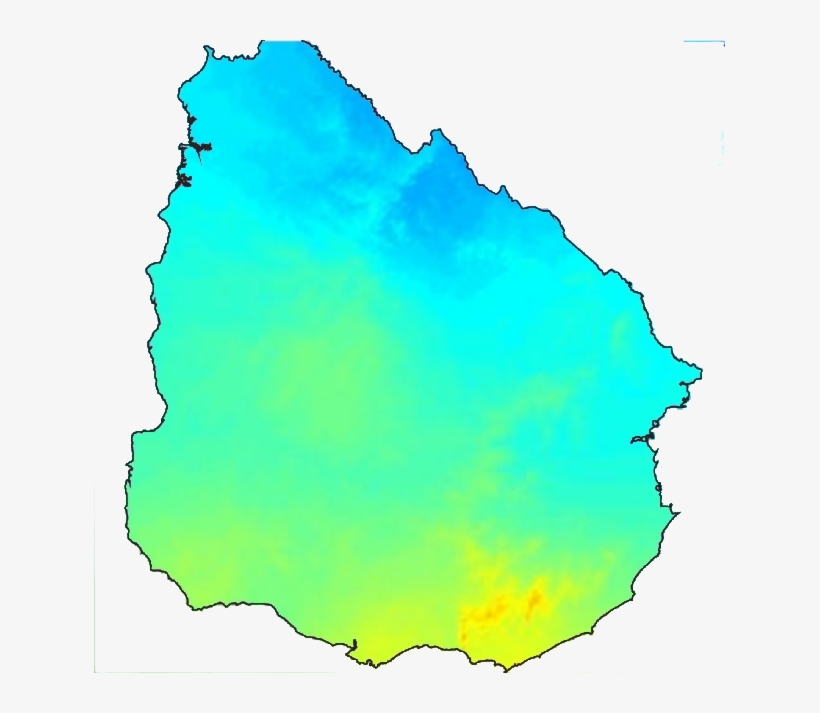Capa Mapa Eólico 90m - Mapa De Uruguay Png, transparent png download